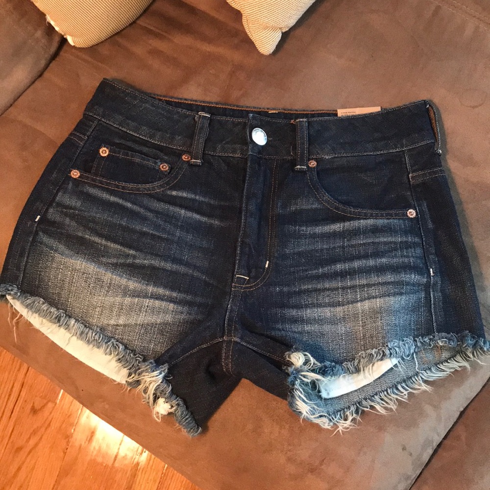 🦅 American Eagle Hi-Rise Jean Shorts {KD} 🦅
